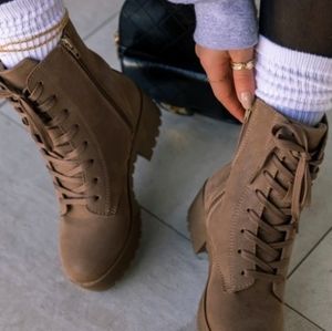 Brand new combat boots